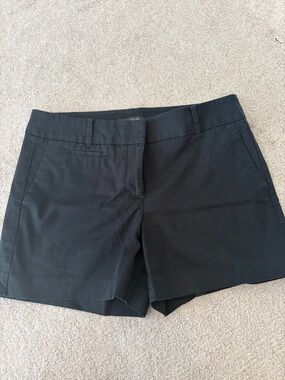 Ann Taylor Metro Black Women's Tailored Shorts, Devin fit, 8P